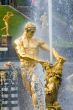 Samson and the Lion Fountain, Peterhof, Russia