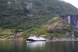 Ferry in the Geiranger Fjord