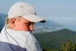 boy against mountain