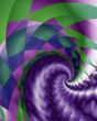 Harlquin and braid swirl