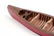 wooden canoe