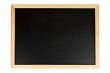 Empty black chalkboard