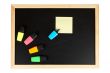 Chalkboard with coloured labellers