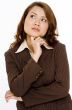 Thoughtful woman