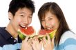 Enjoying Watermelon