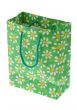 decorative shopping bag on white