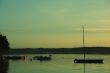 moody sunset at the bay