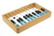 old abacus on white