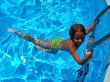 the girl in pool