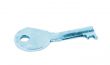 key in blue tone