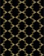 Formal metallic toned lattice wallpaper