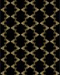 Formal metallic toned lattice wallpaper