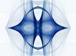 Fabric and Points, Blue