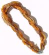 Amber coloured necklace