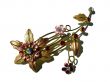 decorative hair clasp against white background
