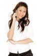 Smiling On Phone