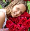 the girl in roses