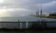 deserted dockside after storm