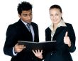 Businessman and Woman