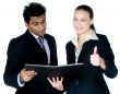Businessman and Woman