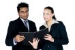 Businessman and Woman