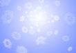 Winter  snowflake background