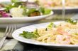  Salmon and Shrimp Fettuccine