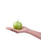 Apple in hand
