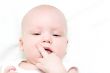 Baby draw your fist into the mouth #4