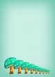 Green Mushroom Background