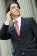 Businessman On Phone