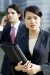Business People Outside