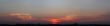Dramatic sunset horizont and colorful evening sky