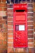 Traditional British Red Letterbox
