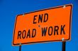 End Road Work SIgn