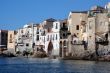 Old town Cefalu in Sicily at summer