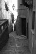 Old town Eriche in Sicily at summer