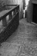Old town Eriche in Sicily at summer