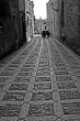 Old town Eriche in Sicily at summer