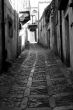 Old town Eriche in Sicily at summer