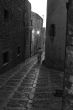Old town Eriche in Sicily at summer