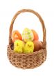 easter basket  pure white background