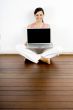 Sitting With Laptop