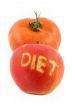 diet concept on white background
