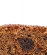 macro of diet bread with prune