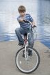 boy on a bicycle