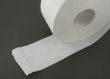 toilet paper roll on black