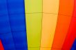 Striped Hot Air Balloon Close Up