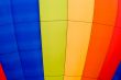 Striped Hot Air Balloon Close Up