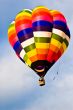 Multicolored Hot Air Balloon